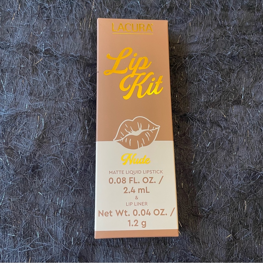 Lacura Lip Kit Matte Liquid Lipstick/ Lip Liner in Nude